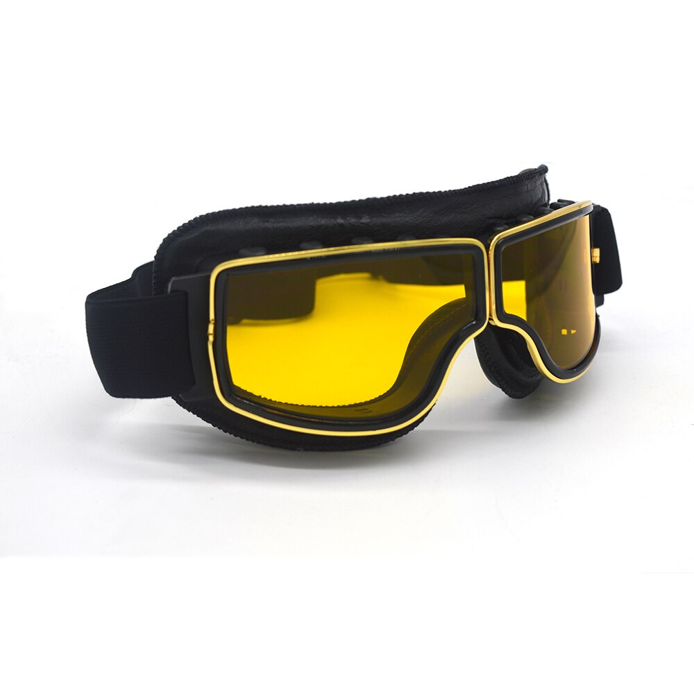 Mooreaxe Motorcycle Vintage Goggles Pilot Motorbike Scooter Biker Retro Glasses Jet Helmet Goggles For Harley Helmet