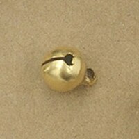 100Pcs Small Bell Beads Charms Christmas Jingle Bell Craft Decor Supplies For Diy Jewelry Findings Brass Material(Never Rust): Original Copper / 12MM