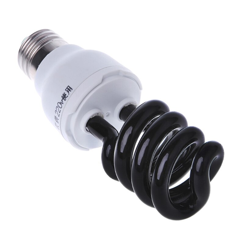 E27 UV Light Bulb Ultraviolet Lamp Fluorescent CFL 5/15/20W Spiral Enegy Saving Black Light Violet Lighting 220V 300-400nm