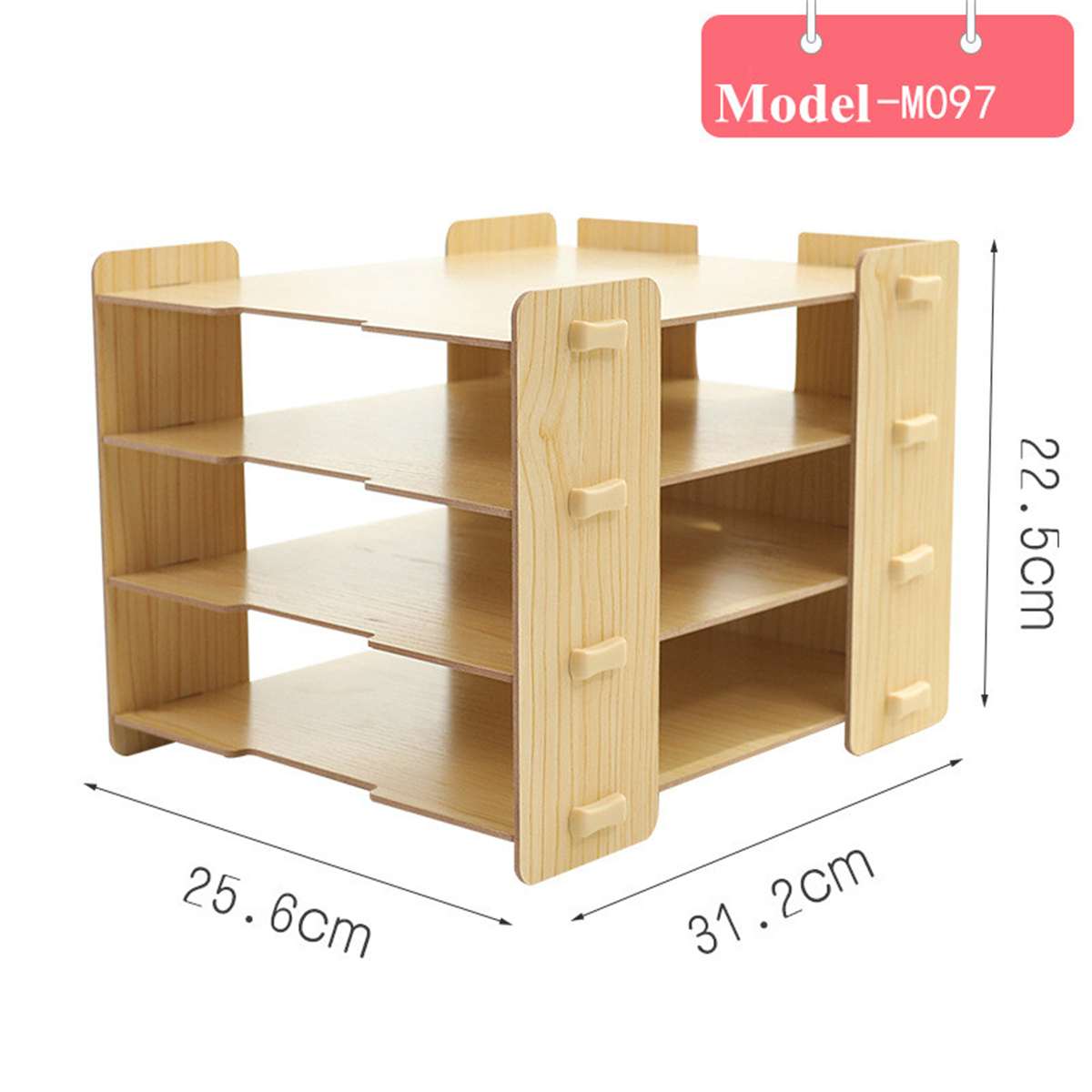 Multifunctional Desktop Office Organizer Storage Box Pen Pencil Box Jewelry Makeup Holder Stationery Brown Office Storage Rack