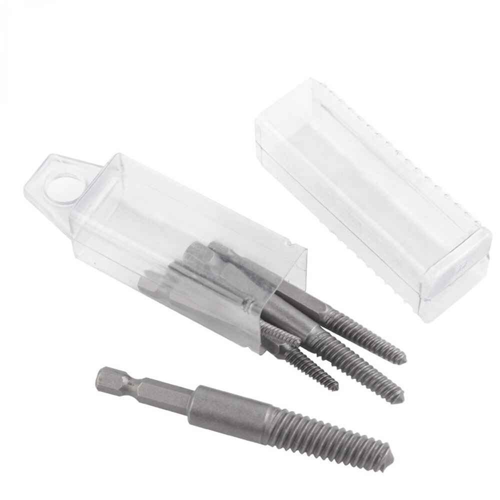 5Pcs/Set Damaged Screw Extractor Drill Bit Set Stripped Broken Screw Bolt Remover Extractor Easily Take Out Demolition Tools