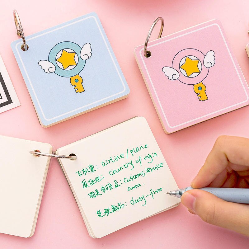 16 styles Spiral book Iron ring coil Notebook Kawaii Lined Blank Grid Paper Diary Planner For School Supplies Stationery