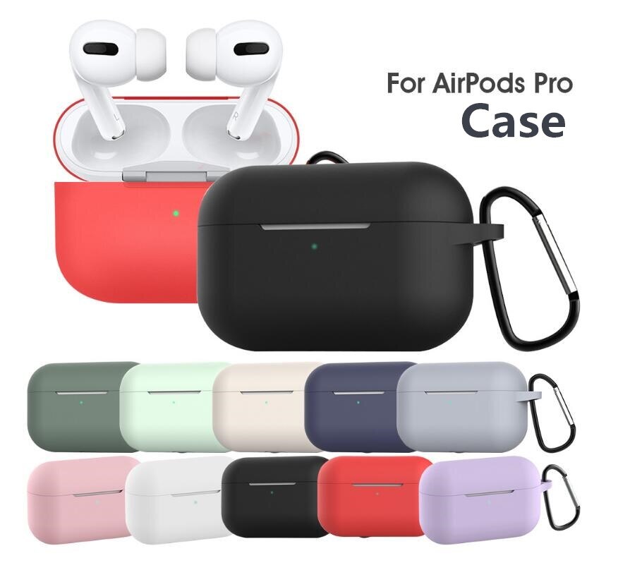 10pcs For Apple Airpods Cases Silicone Soft Ultra Thin Protector Airpod Cover Earpod Case Anti With Hook