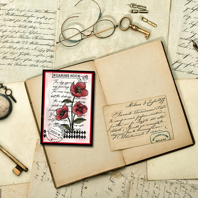 1 Vel Vintage Bloemen Duidelijke Stempel Art Woorden Transparante Siliconen Stempel Vlinder Rose Rubber Stempel voor Scrapbook Journal Card
