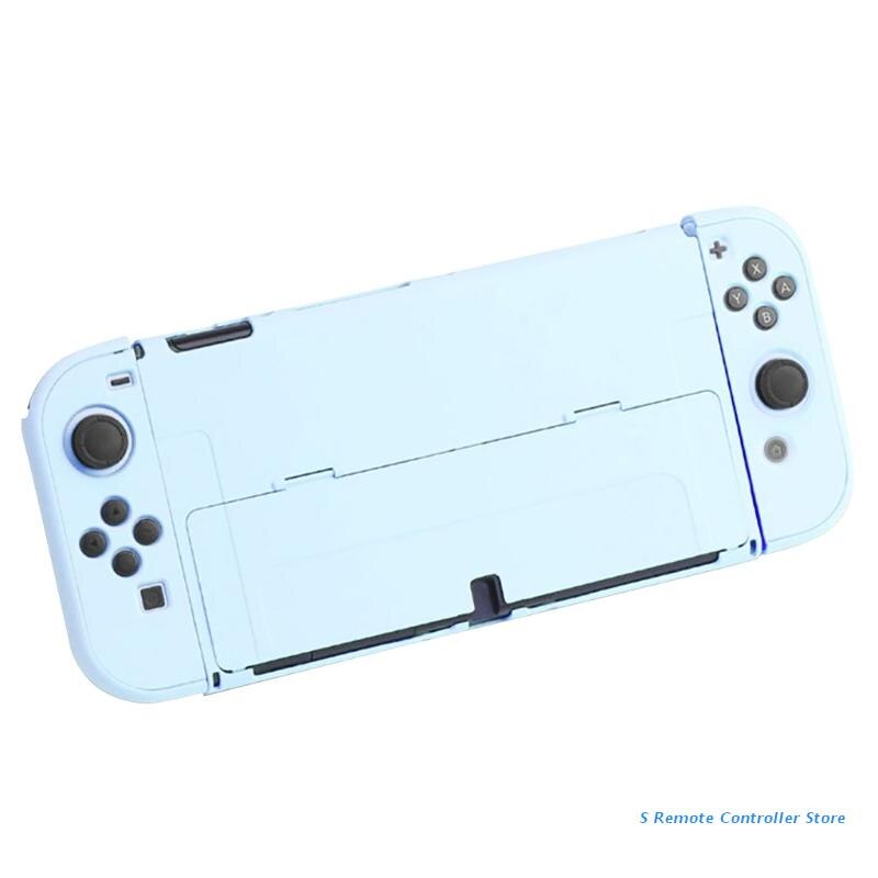 Schutzhülle für konsole, dockingstation, pc-gehäuse, schutzhülle mit griff, wasserdicht und fingerabdruckabweisend für switch oled: Blau