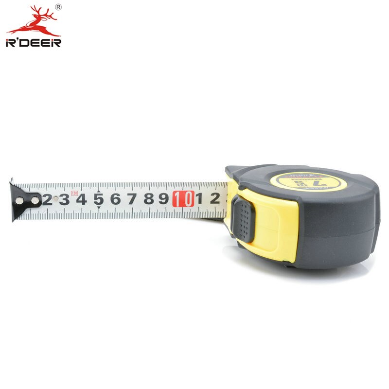 Cinta RDEER retráctil para medir el cuerpo, 3m/5,5 m, doble escala, 1 unidad