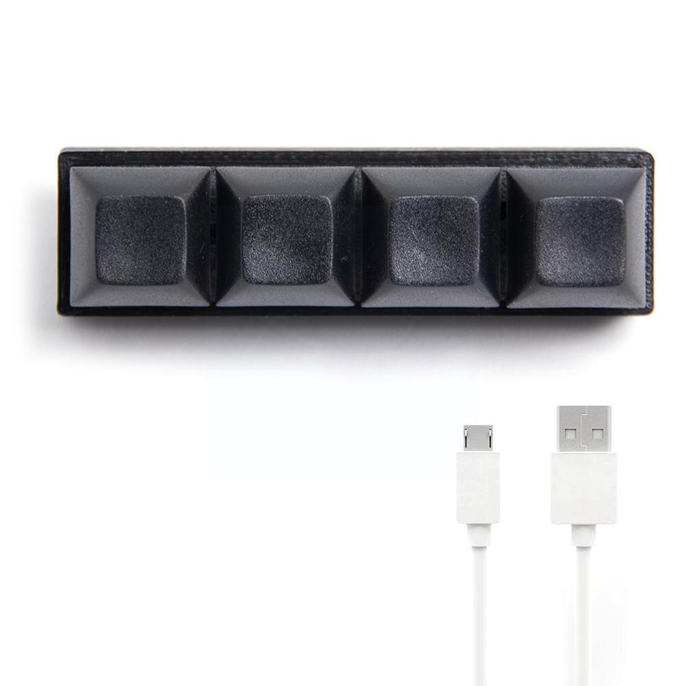 USB Keypad 4 Keys Multi-key in One Shortcut Keyboard Paste Programing and Copy Setting Gaming For Volume DIY Control and F8S2