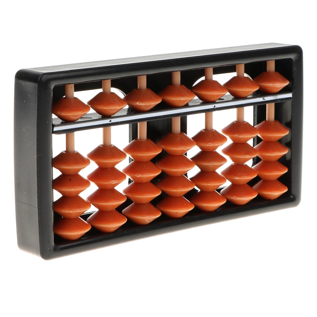 7 Cijfers Mini Abacus Soroban School Office Kralen Column Abacus Berekening Tool Kids Educatief Speelgoed Berekenen Gereedschap