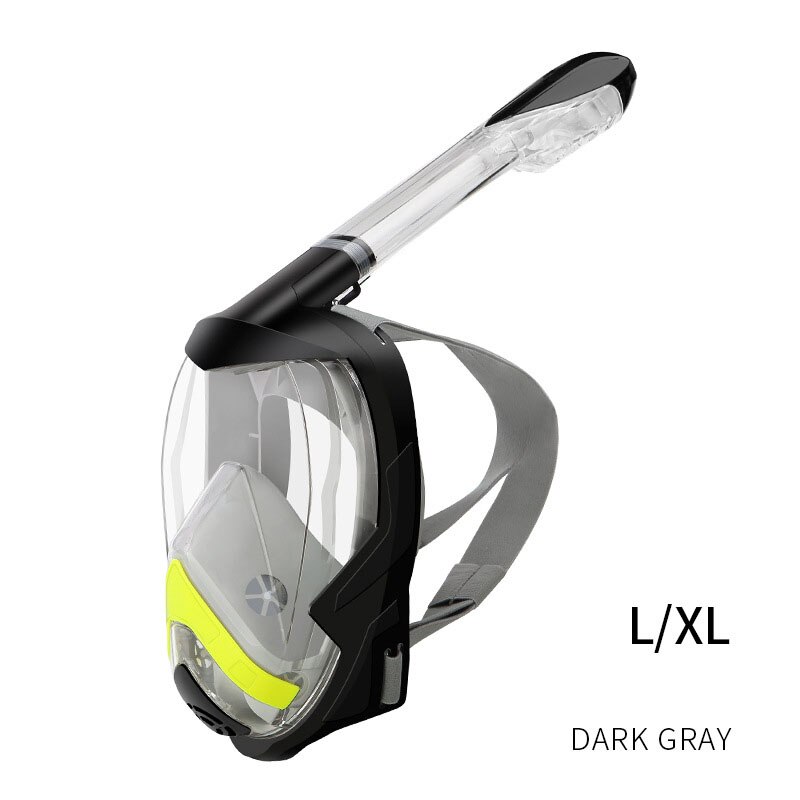 Scuba Diving Mask Full Face Snorkeling Mask Full dry Anti Fog Snorkeling Set Diving Mask Safety Swimming Training Diving Mask: color 02 / L/XL