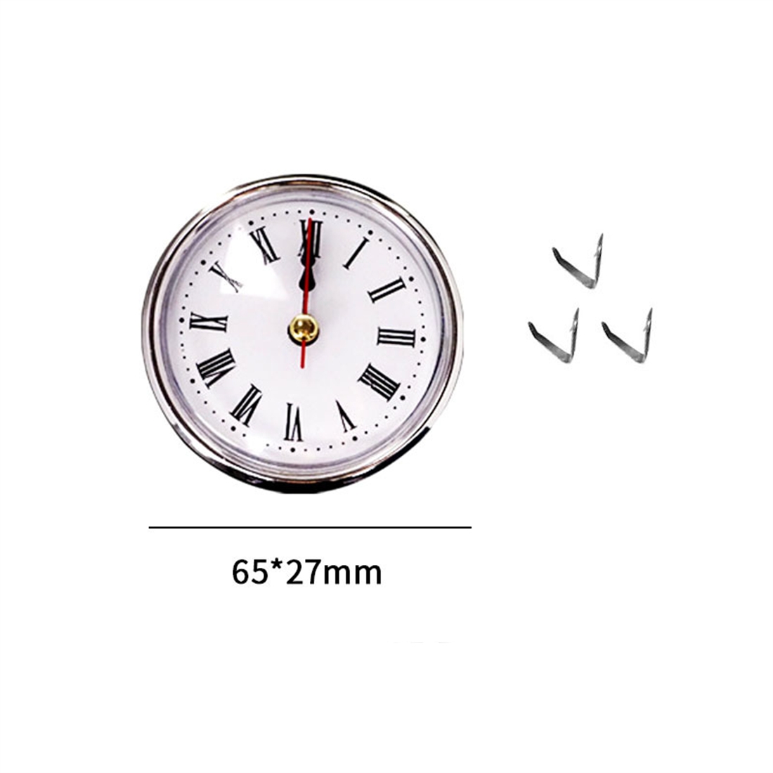 Molde de silicona para reloj pequeño, mesa con números romanos, molde de resina Epoxy para verter, bolsa para casa de pájaros, adorno, molde para hacer cemento