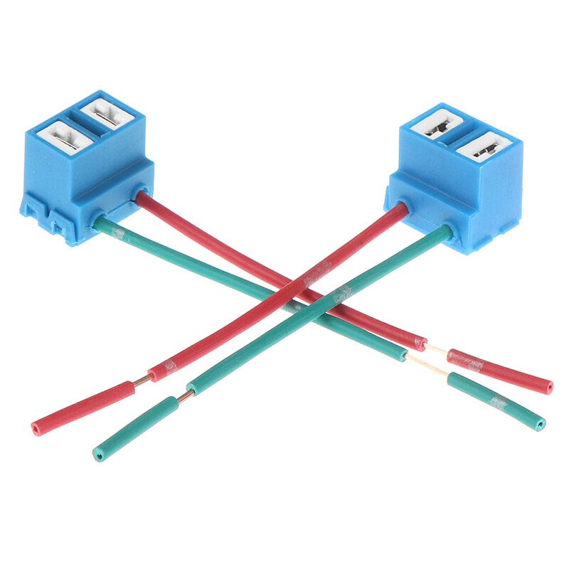 2Pcs/lot H7 Headlight Bulb Socket Cceramic Lamp Base Car Connector Plug Socket