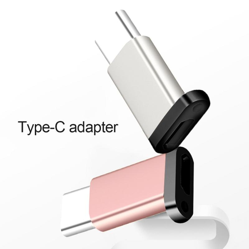 Mini USB type-c adaptörü OTG tip-c mikro USB dönüştürücü asılı delik ile cep telefonu adaptörleri ve dönüştürücüler