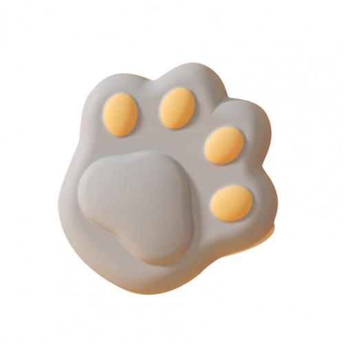 Cartoon Cat Paw Table Corner Protector Safe Eco-friendly Silicone Baby Proofing Angle Edge Guard Cover for Table: 1 / Grey