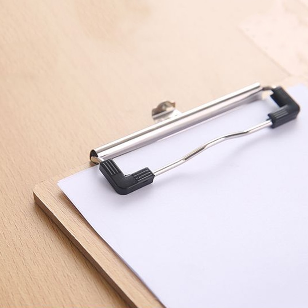 Office wooden Board clamp A4 random document bag file folder clipboard business office financial school supplies