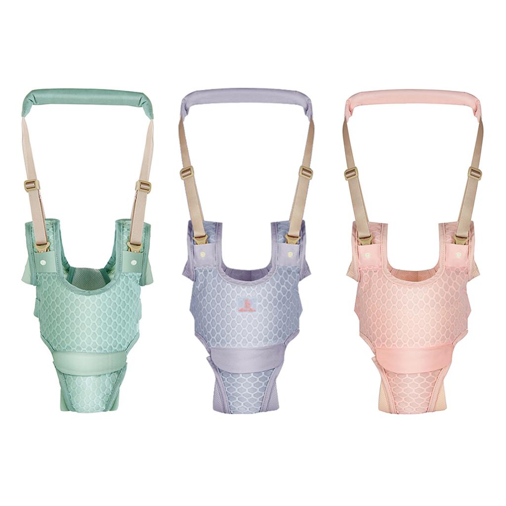 Duurzaam Loopstoeltje Peuter Harness Assistant Rugzak Kinderen Kids Wandelen Leren Riem Stand Up Riemen Strap