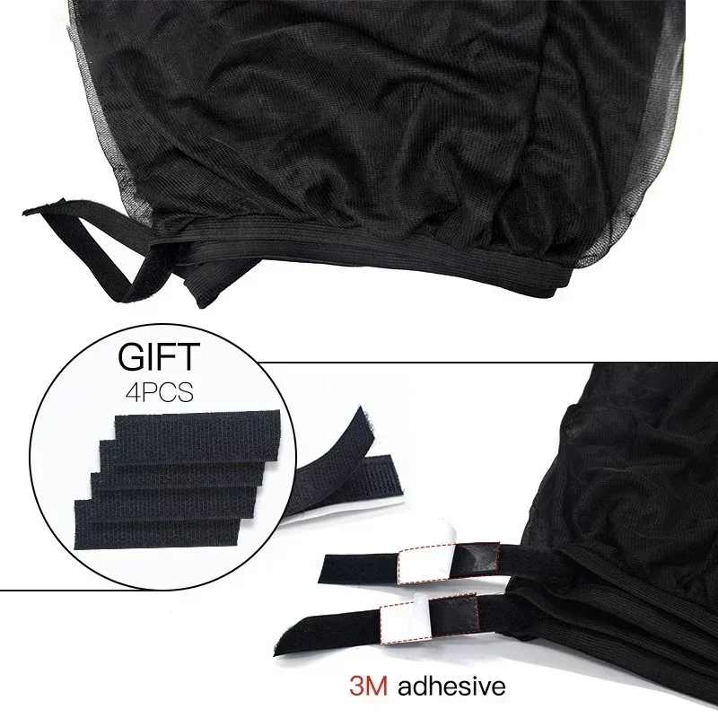 Car Sunshade Anti-mosquito Insulation UV Protective Glass Sunscreen Mesh Reflective Sunshade Protective Window Film For SedanSUV