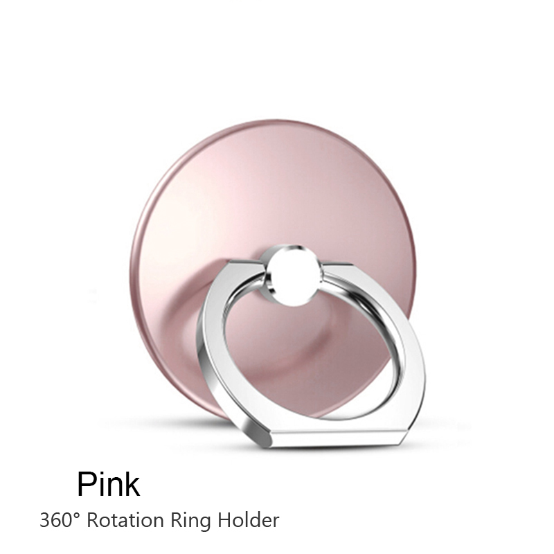 Ring Beugel Telefoon Terug Zuig Vinger Ring Ondersteuning Houder Kickstand Voor Iphone 11 Samsung S9 Xiaomi Huawei Mobiele Telefoon Beugel: Yuan-Pink