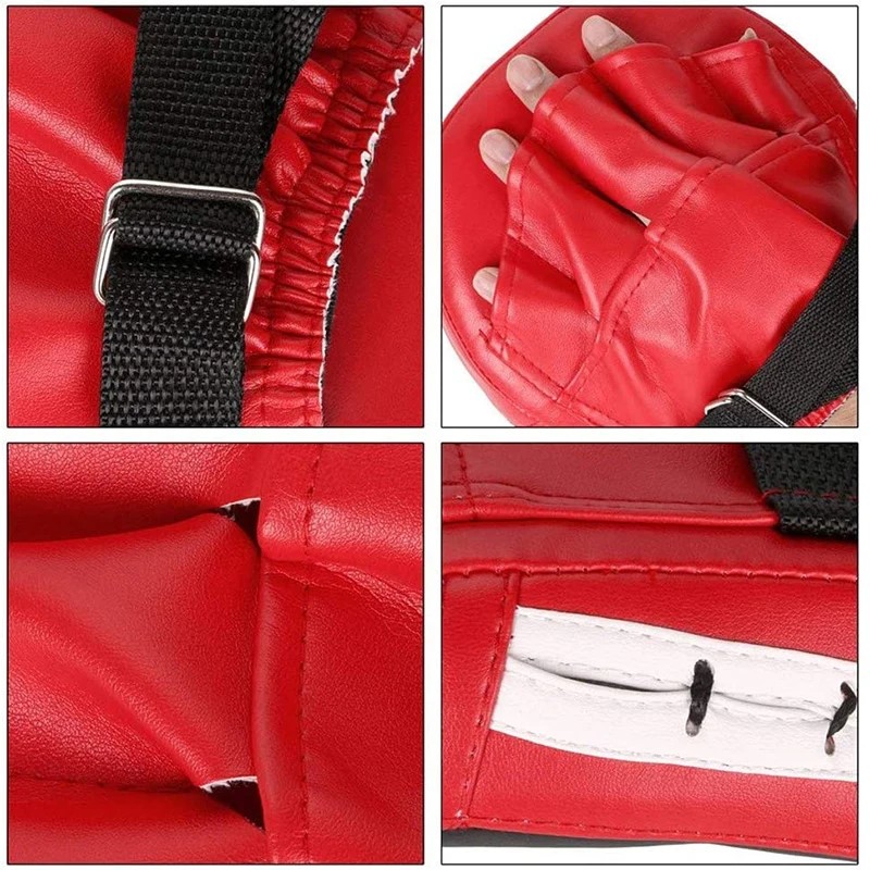 Gebogen Ponsen Wanten Bokspads Hand Doelwit Boksblokken Handschoenen Training Focus Pads Kickboksen Muay Thai Martial Art