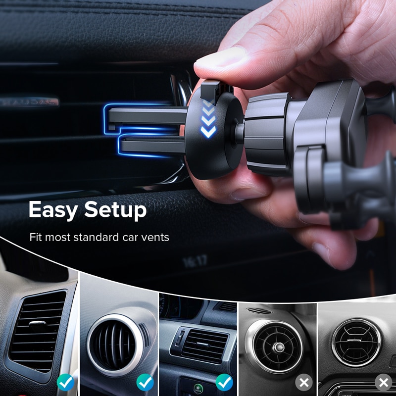 Getihu Gravity Auto Telefoon Houder Air Vent Clip Mount Geen Magnetische Mobiele Ondersteuning Mobiele Stand Voor Iphone X Xiaomi Smartphone in Auto