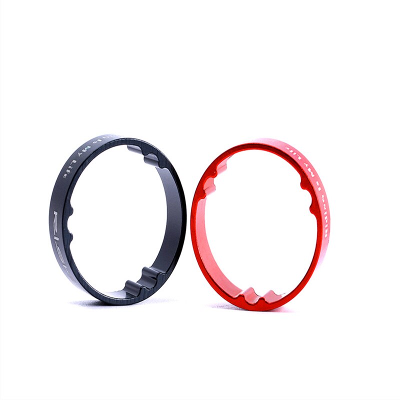 Risiko 5/10mm justering aluminiumslegering cykel cykelgaffel spændeskive headset afstandsstykker hæve styr ring cykel tilbehør