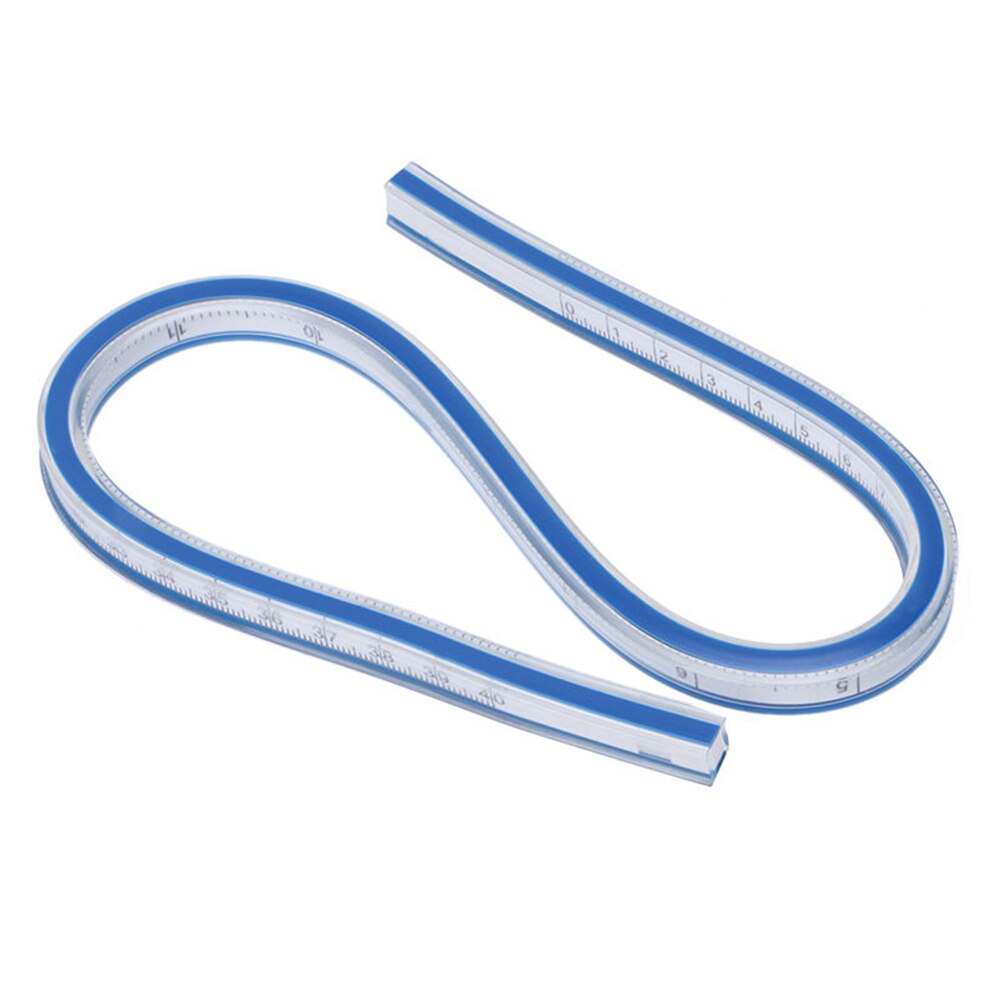 30CM 40CM 50CM 60CM Flexible Curve Ruler Drawing Paint Bendy Curve Measure Drafting