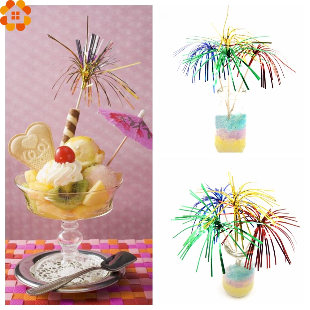 50PCS Cupcake Toppers Cocktail Decoration Topper Picks Party Favors DIY Wedding/Birthday Party Decoration Baby Shower Supplies