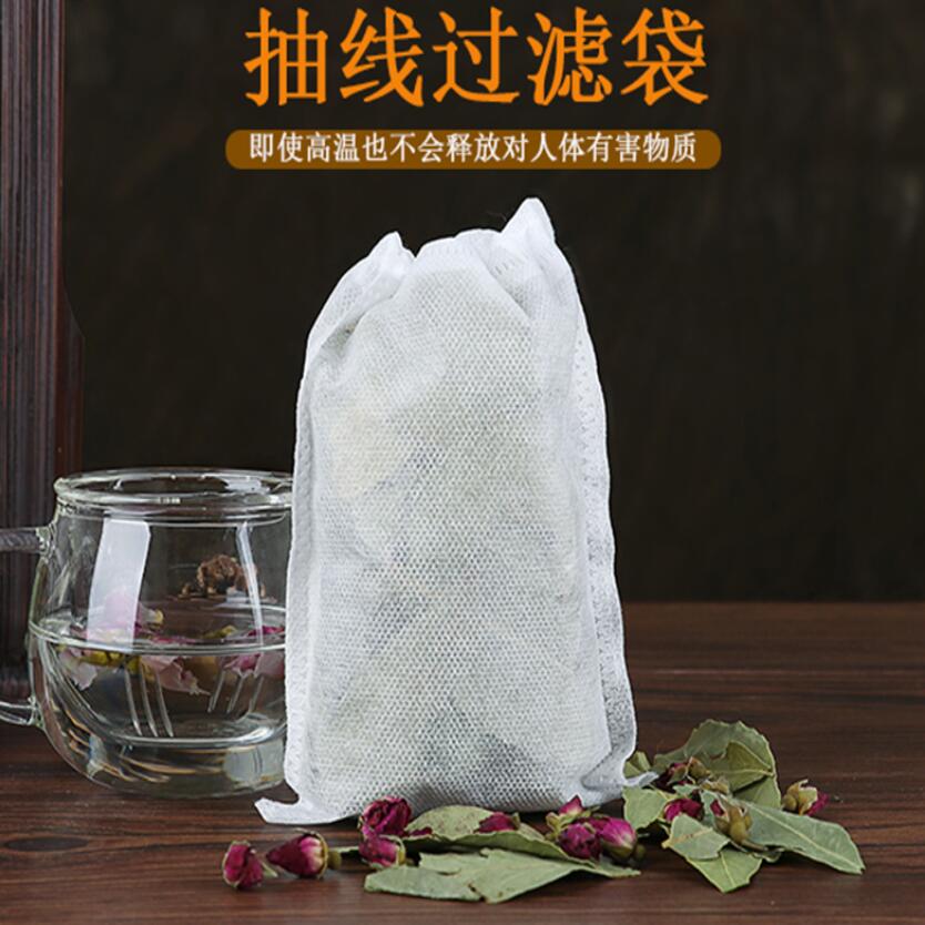 Bolsitas vacías para té perfumado con filtro Heal, bolsas de té desechables para hierbas, Té suelto, 8X10, 6X8CM, 500 Uds.
