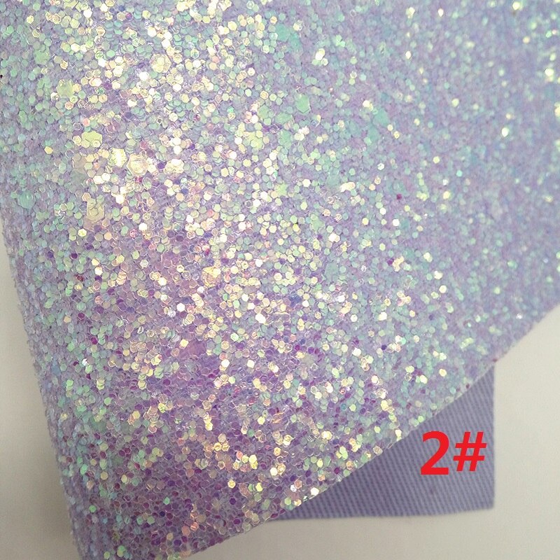 Paars Glitter Leer, bloemen Leopard Gedrukt Faux Lederen Lakens Synthetisch Leer Voor Boog A4 21X29Cm Twinkling Ming KM223: 2