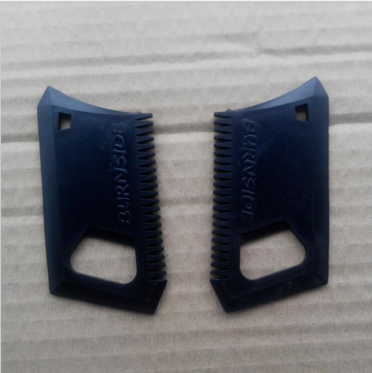 Plastic black surf wax comb 5 pcs