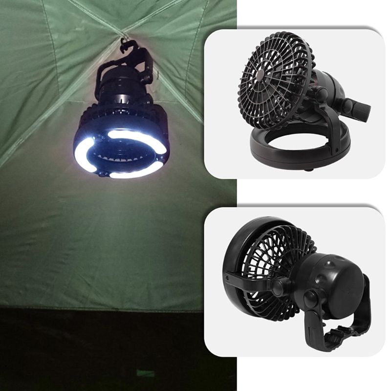 2 Modus Draagbare Tent Licht Fan Led Lamp Camping Lantaarn Opknoping Zaklamp Batterij Operated Night Verlichting Voor Led