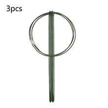 3 Pcs Plants Support Ring Rust Resistant Holder Garden Flower Short Vegetables Support Bracket Green Plants Growing Stand