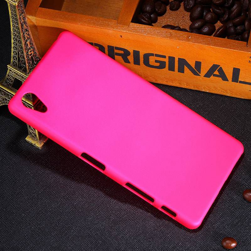 Neue Multi Farben Luxus Gummierte Matte Kunststoff Hard Case Für Sony Xperia X/X Dual F5122 5,0" handy Abdeckung Fällen: Rose