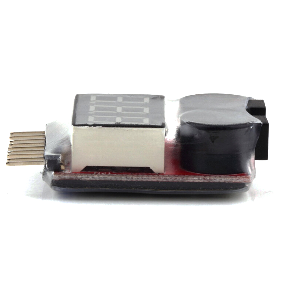Testeur de tension de batterie Lipo, alarme sonore de basse tension pour 2-8S Lipo Life LiMn moniteur de contrôle de batterie Li-ion