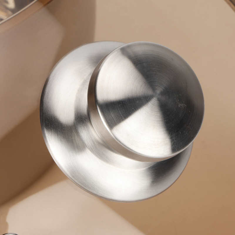 Home Kitchen Cookware cooking pot Small Soup Pot Thickened Compound Steel Non‑Magnetic Single Handle Cooking Kitchenware