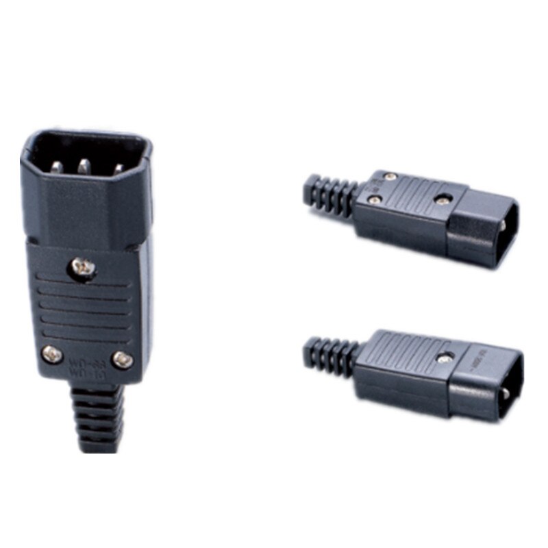 250v 10a IEC320 C13 C14 C15 AC PDU UPS wired power outlet inline cable assemble install electrical Panel Receptacle AC socket