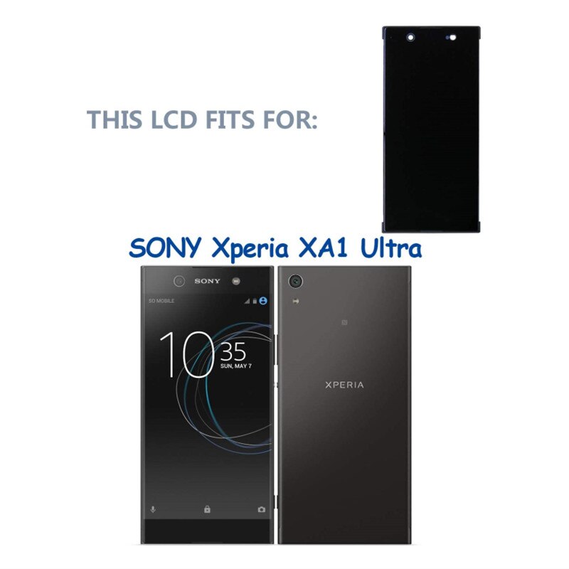 For Sony Xperia XA1 Ultra G3221 G3212 G3223 G3226 C7 LCD Display Screen Digitizer Assembly With frame