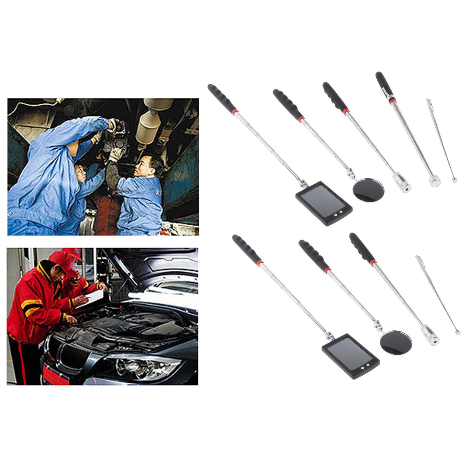 Magnetic Telescoping Pickup Tool Set with Magnetic Suction Rod Fits for Car Maintenance