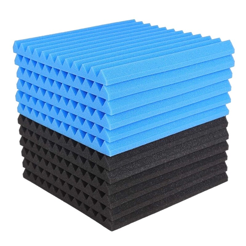 Acoustic Foam Panels 1X12X12inch Sound Proof Padding, Sound Proof Foam Panels, Soundproofing Foam Panel, Studio Foam: Default Title