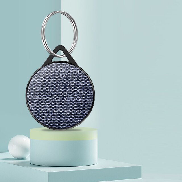 Tkanina ochronna skrzynka dla robić AirTag naganiacz zwierza pełna ochrona twarda obudowa pokrywa dla robić Airtag monitor lokalizacji z klamrą: niebieski