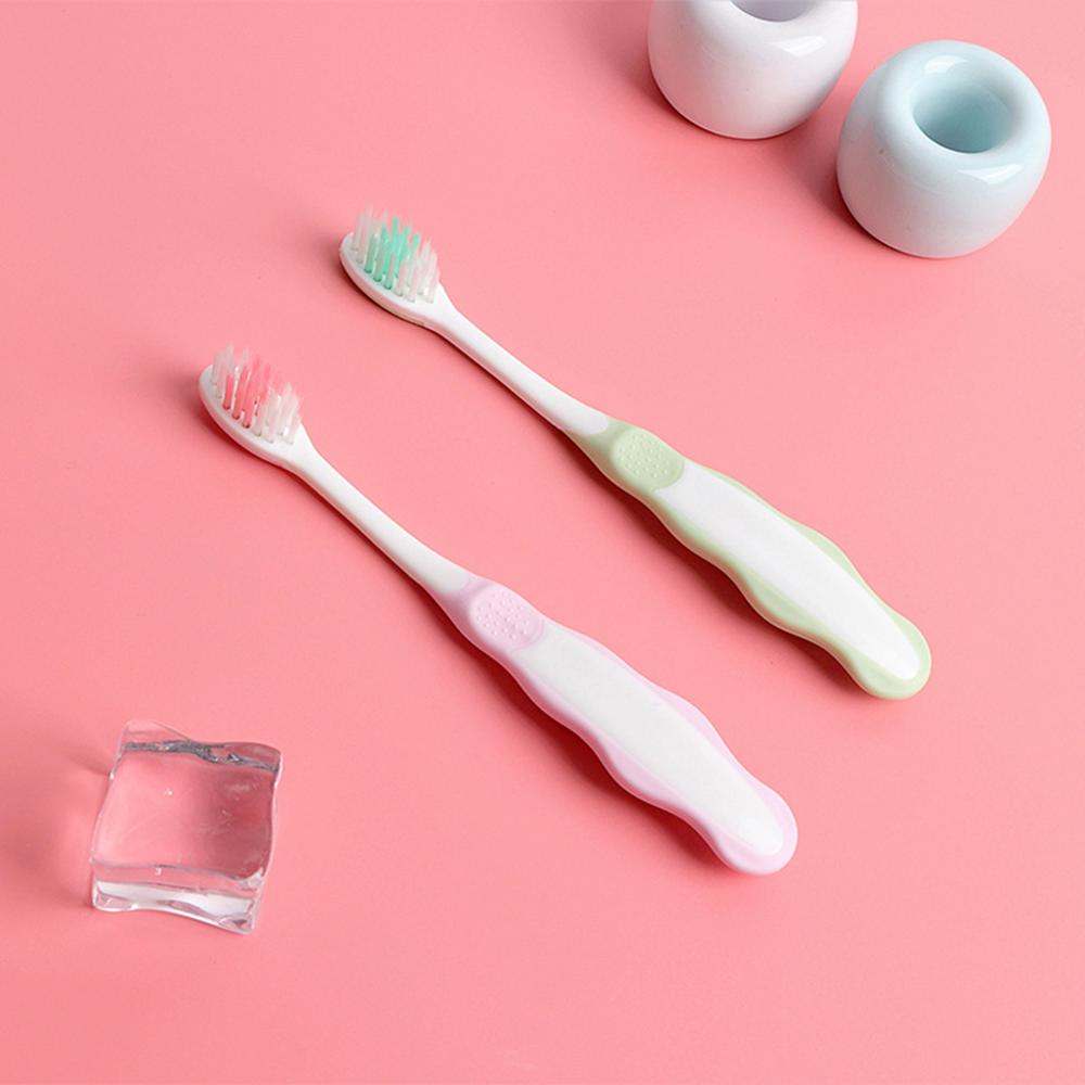 2 pces prático portátil escova de dentes criança cuidados dentários escova de dentes multi-funcional treinamento conveniente escovas de dentes para crianças