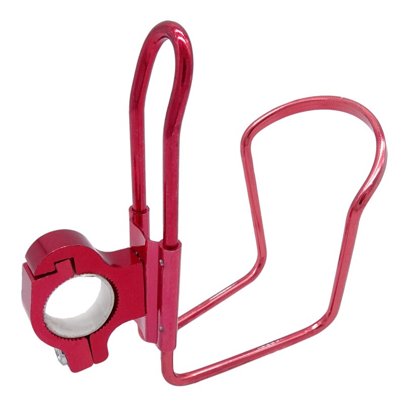 1 Pcs Motorcycle Aluminum Alloy Bike Cycling Bicycle Drink Water Bottle Rack Holder Mount for Mountain folding Bike Drink Holder: Red