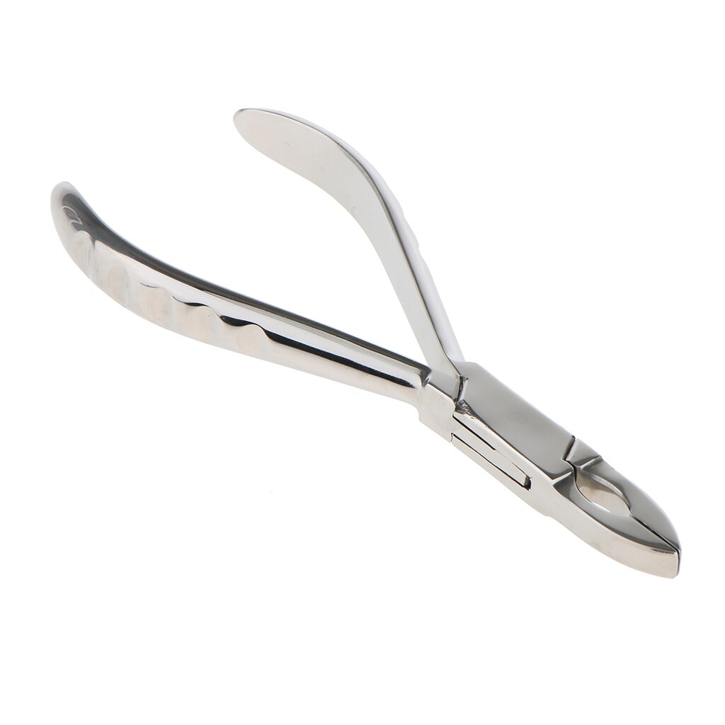 Stainless Steel Bead Ring Closing Plier Clamp Jewelry Forceps
