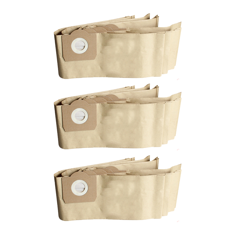 Filtro de bolsa de polvo para accesorios karcher MV3 WD3 WD3200 WD3300 A2204 A2656 WD3.500P SE4001 SE4002 piezas de aspiradora: Amarillo claro