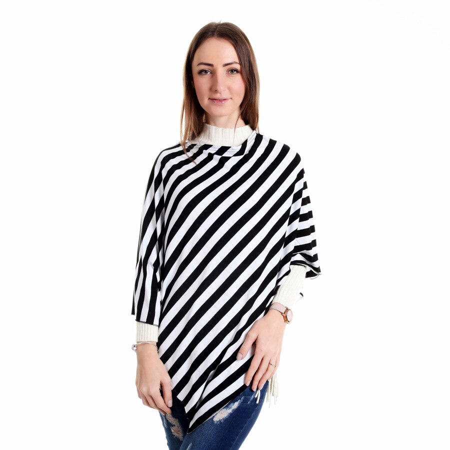 Maternity Feeding Shawl Nursing Cover Maternity Breastfeeding Scarf: B