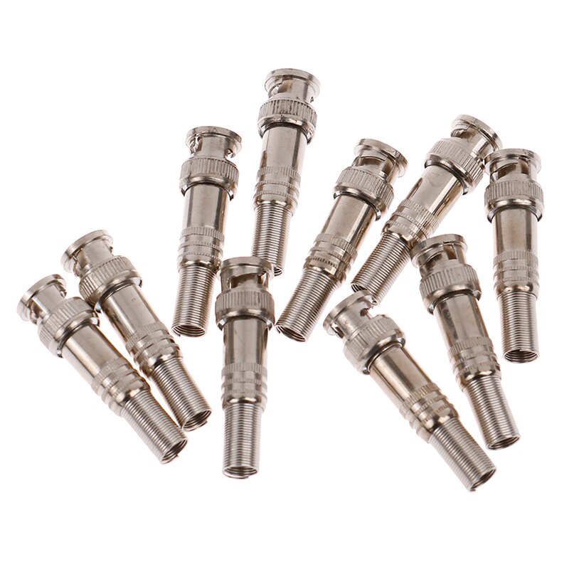 10Pcs BNC Female Connector to Female BNC Male to Male RCA Female BNC Female to RCA Male Adapter Plug for System CCTV Camera