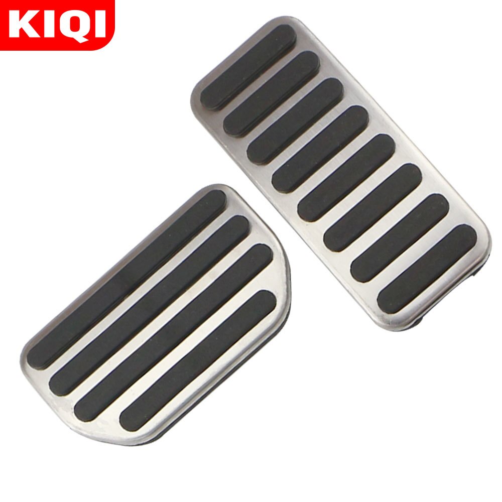 Kiqi rustfrit stål bil pedal pedal cover til suzuki  sx4 aerio ciaz vitara s-cross splash ignis kizashi sidekick samurai dele