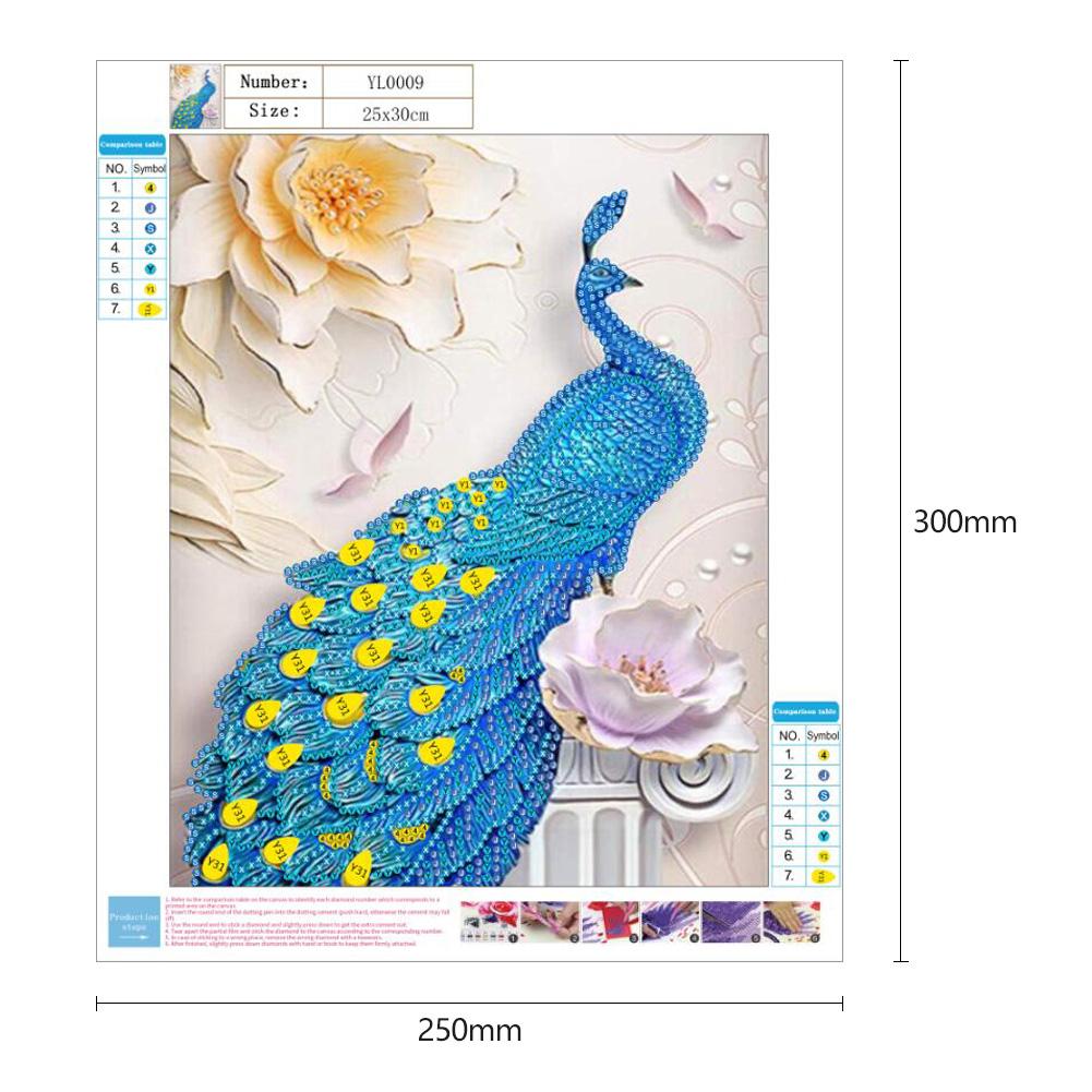 5D DIY Special-shaped Diamond Painting Oxidation resistance durability and non-fading Cross Stitch Embroidery Craft Wall Art: E