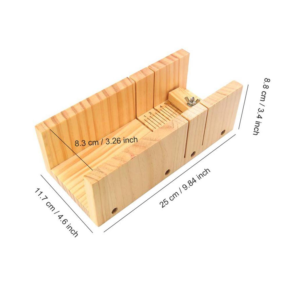 Huishouden Houten Zeep Cutter Doos Grenen Materiaal Balanceren Apparaat Nauwkeurige Draad Snijden Verstelbare Front Board Komen Met Cutter