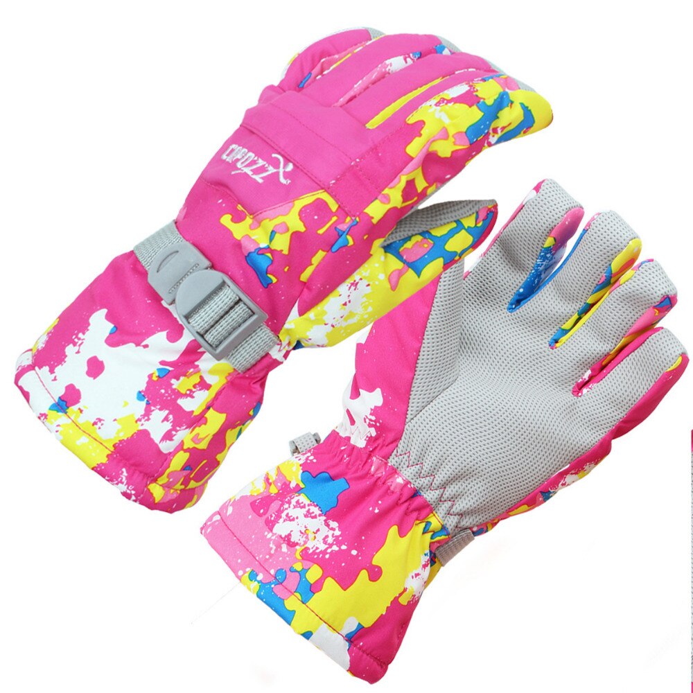 Copozz Meisje Kinderen Ski Handschoenen Snowboard Handschoenen Motorfiets Winter Skiën Paardrijden Klimmen Waterdicht Sneeuw Handschoenen