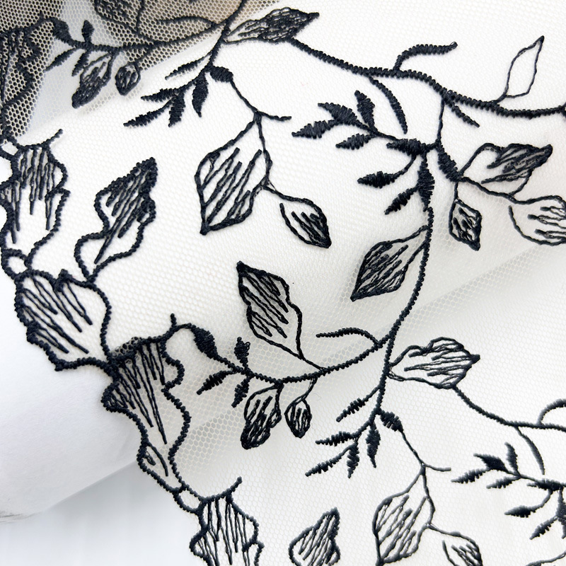 1 jard tiulu haftowane koronkowe wykończenia DIY biustonosz sukienka szycie tkanin wysokiej jakości tiulowa siatka wykończenia tkaniny robić rzemiosła akcesoria bieliźniane